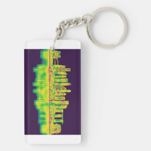 Singapore Skyline Key Ring