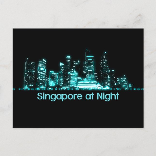 Singapore Skyline Postcard (Front)