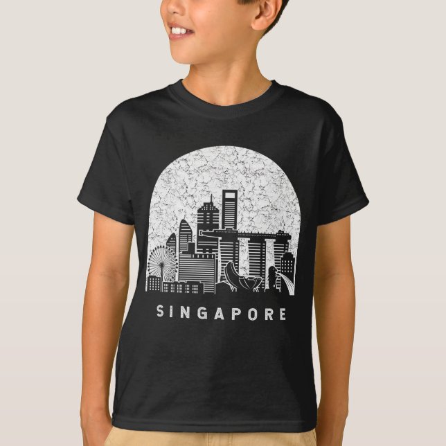 Singapore Skyline T-Shirt (Front)
