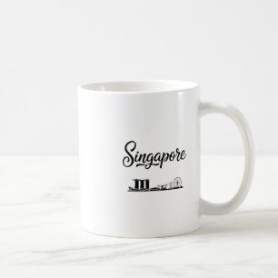 Singapore Skyline Travel Vacation Outfits  Coffee Mug