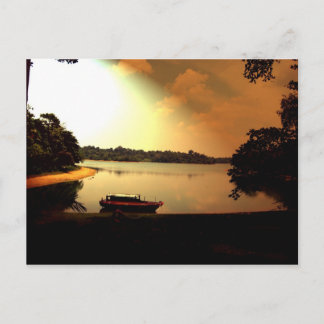 Singapore Sunset Postcard