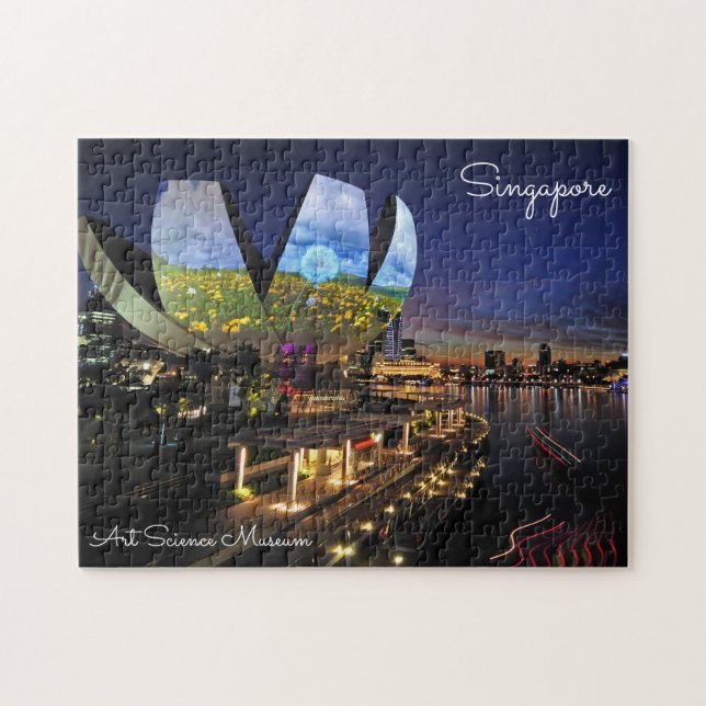 Singapore Travel Jigsaw Puzzle: Art Science Museum Puzzle (Horizontal)