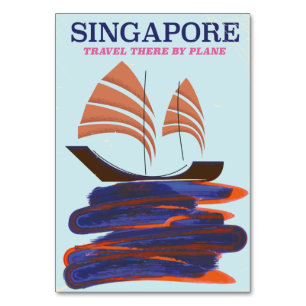 Singapore "Travel there by plane" Table Number