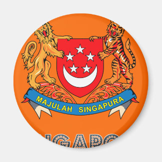 Singaporean Emblem Magnet