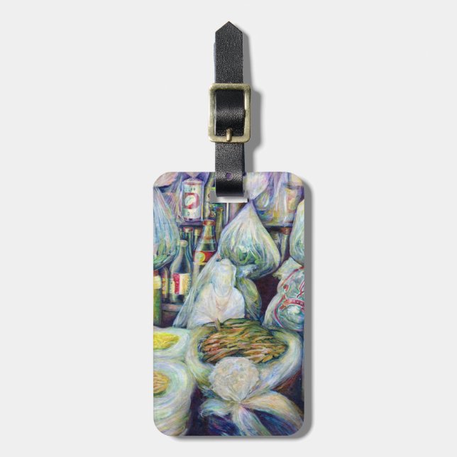 Singapore's Sun Dried Flavours Luggage Tag (Front Vertical)