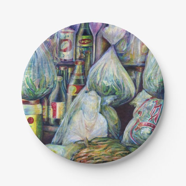 Singapore's Sundried Flavours Paper Plate (Front)