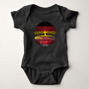 Singapur Singapurisch Deutsch Deutschland Baum Baby Bodysuit