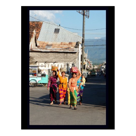 Singaraja Bali Indonesia Postcard