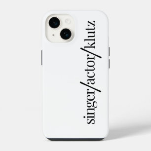 Singer Actor Klutz iPhone 14 Case