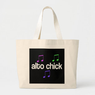 Singer Alto Chick Large Tote Bag