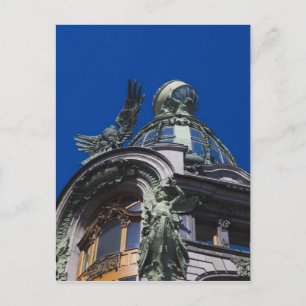 Singer Building, detail Postcard