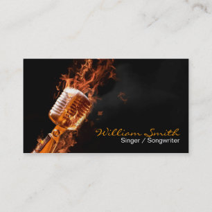 Singer Business card