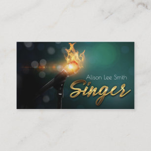 Singer Business card