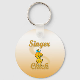 Singer Chick Key Ring