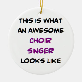 singer choir, awesome ceramic tree decoration