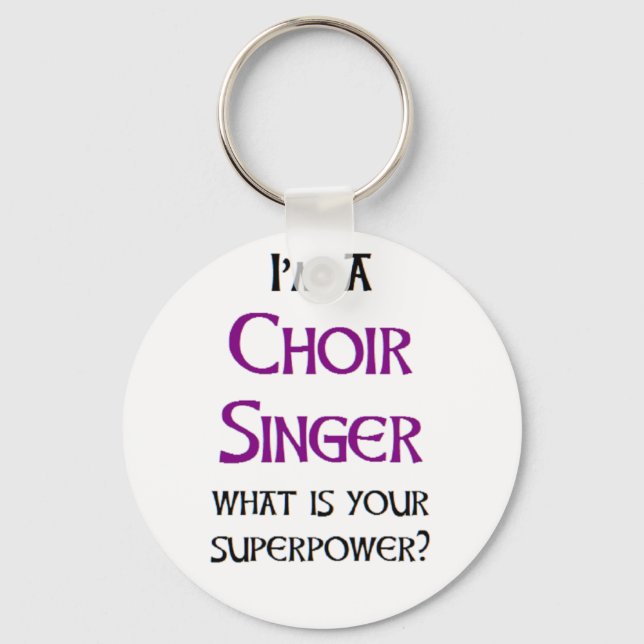 singer choir key ring (Front)