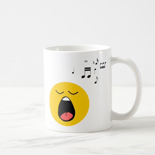 singer coffee mug (Right)