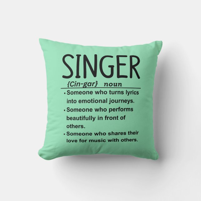 Singer Cushion (Front)