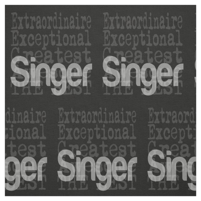 Singer Extraordinaire Fabric (Swatch)