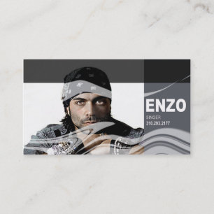 Singer Headshot for Vocalist Musician Business Card