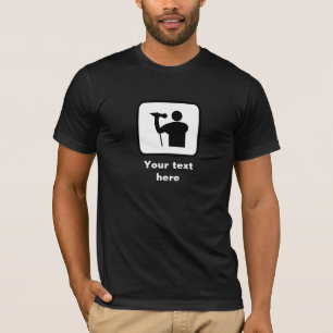 Singer Logo -- Customisable (Dark) T-Shirt