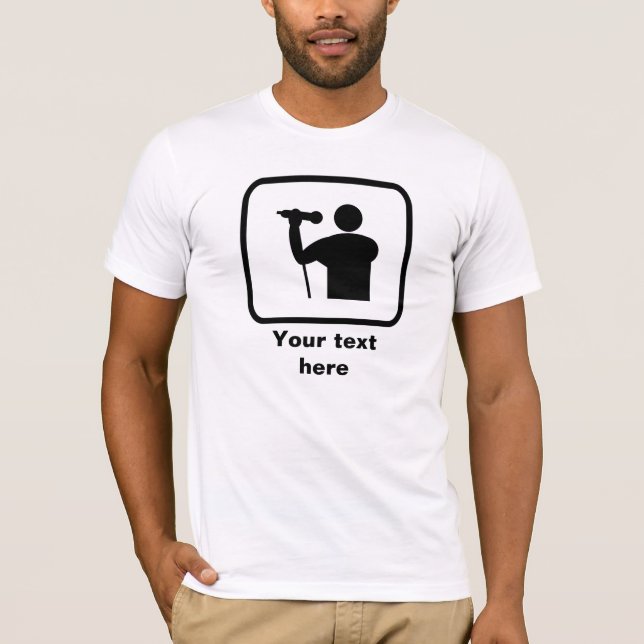 Singer Logo -- Customisable T-Shirt (Front)