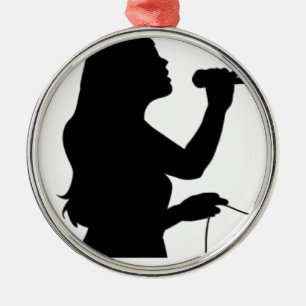 SINGER METAL TREE DECORATION
