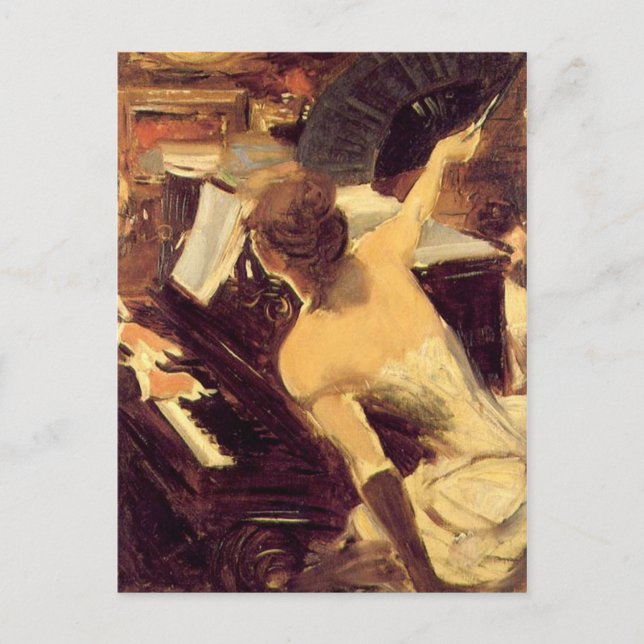 Singer Mondana - Boldini Postcard (Front)