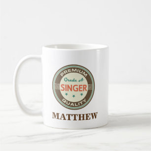 Singer Personalised Office Mug Gift