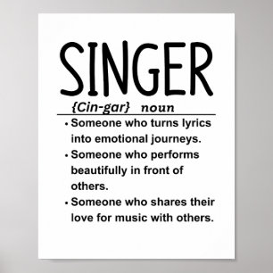 Singer Poster
