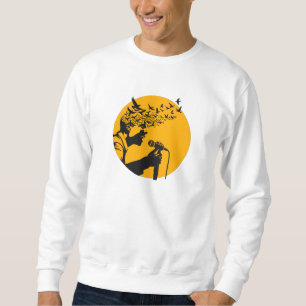 Singer Silhouette with Birds Sweatshirt