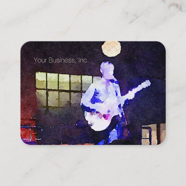 Singer Songwriter Business Card (Front)
