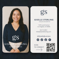 Singer Songwriter Photo QR Code Professional