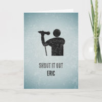 Singer / Speaker at Mic - Custom Occasion for Man