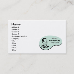 Singer Voice Business Card