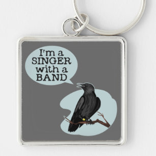 Singer With A Band Key Ring