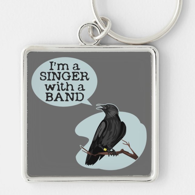 Singer With A Band Key Ring (Front)