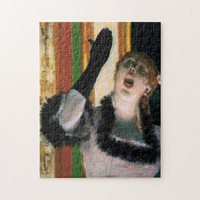 Singer with a Glove, Edgar Degas Jigsaw Puzzle (Vertical)