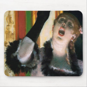 Singer with a Glove, Edgar Degas Mouse Mat