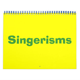 Singerisms Calendar