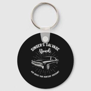 Singers Salvage Yard Hunters Funny Spn Key Ring