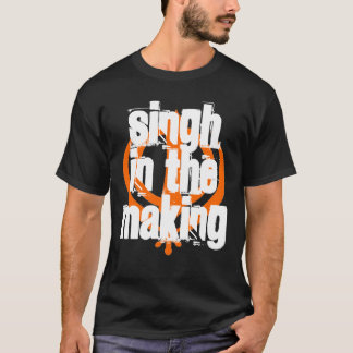 Singh in the Making, Black - Customised T-Shirt
