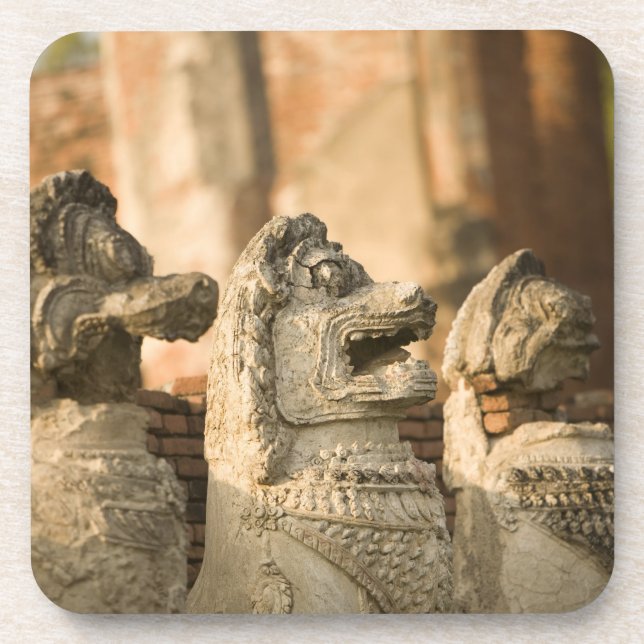 Singhat Wat Thammikarat Coaster (Front)