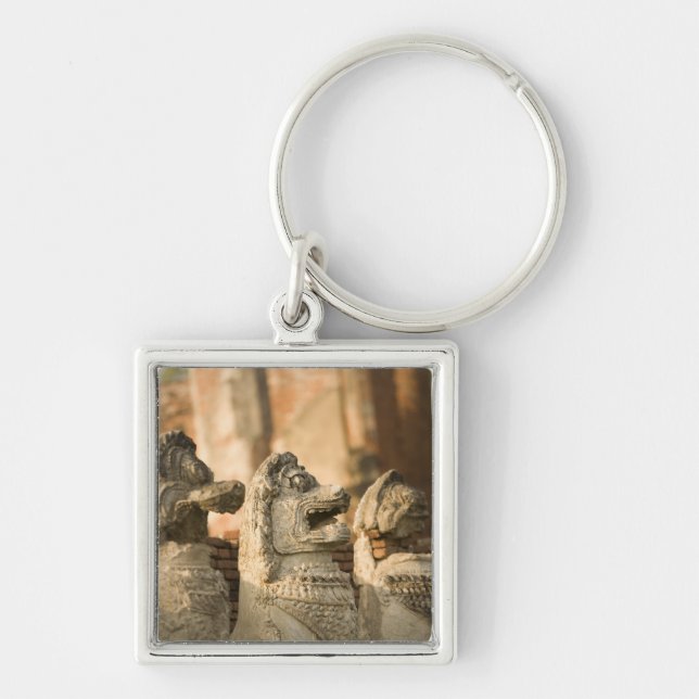 Singhat Wat Thammikarat Key Ring (Front)