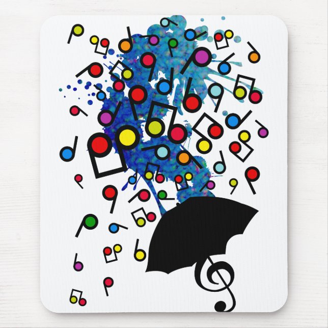 Singin' in the Rain Mouse Mat (Front)