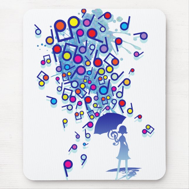 Singin' in the Rain Mouse Mat (Front)