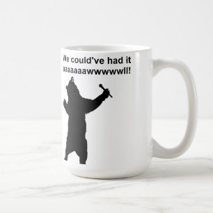 Singing Bear Funny Mug