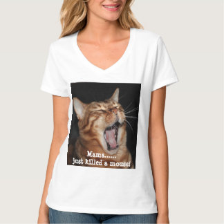Singing Bengal Cat Queen Song Parody Womans T-Shirt