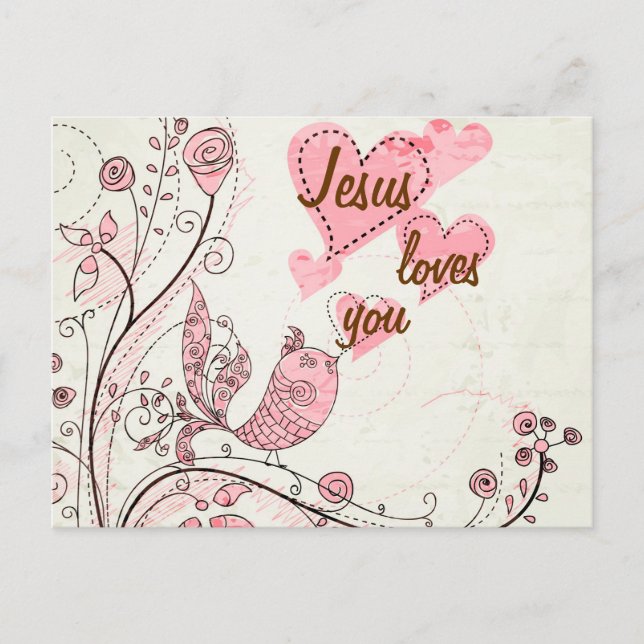 Singing Bird Customised Postcard (Front)