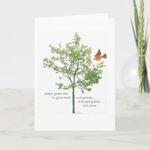 Singing Bird greeting card